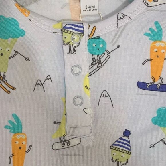 Angel Dear Long Sleeve Organic Cotton Shirt, New, 3-6 months - Picture 2 of 2